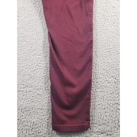 Jennifer Lopez Jeans Womens Size 16 W Skinny Burgundy Denim Jegging Casual 36x29 - Picture 11 of 15